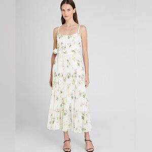 Club Monaco Strappy Pintuck Pleated Dress